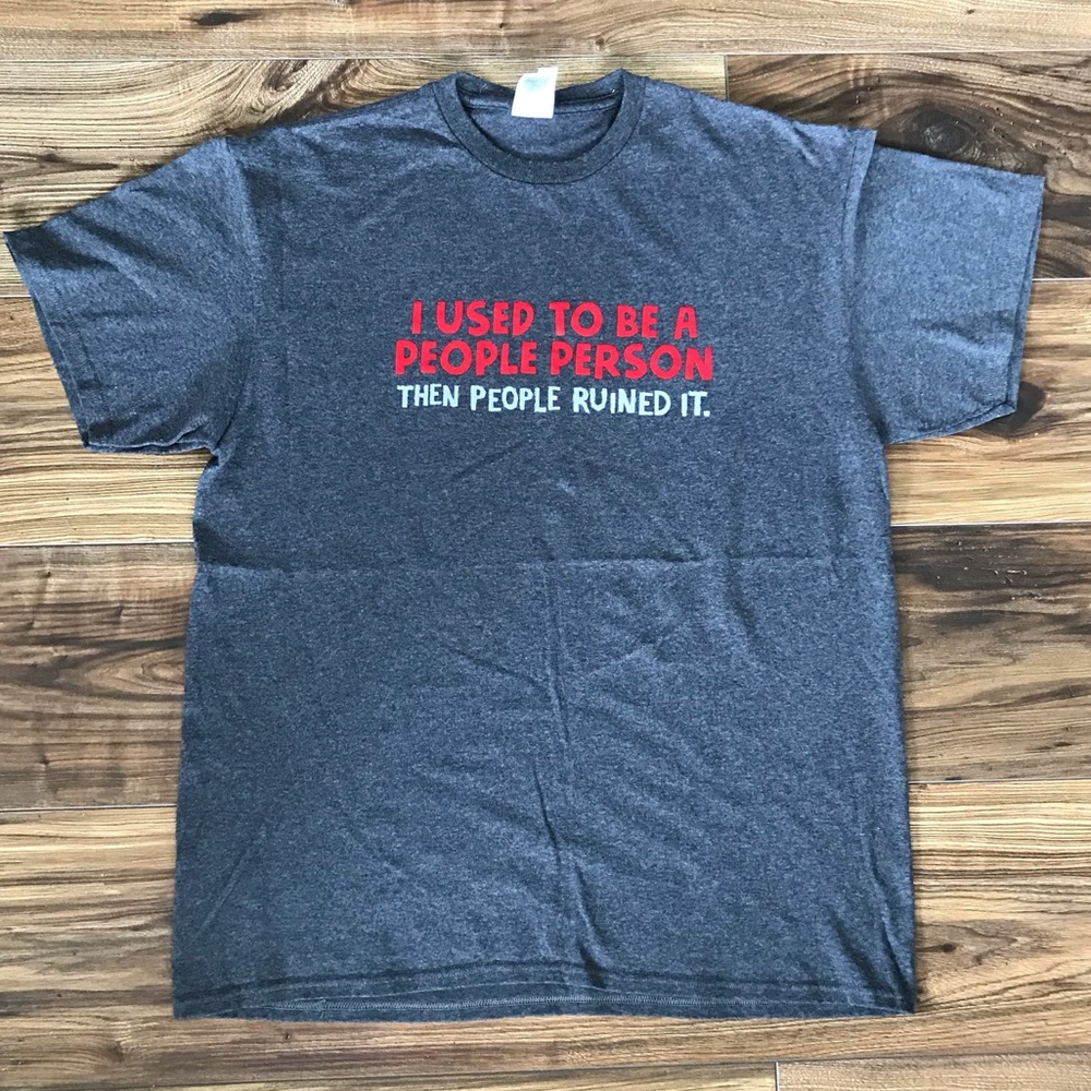 Men’s Graphic Tee Funny EUC
